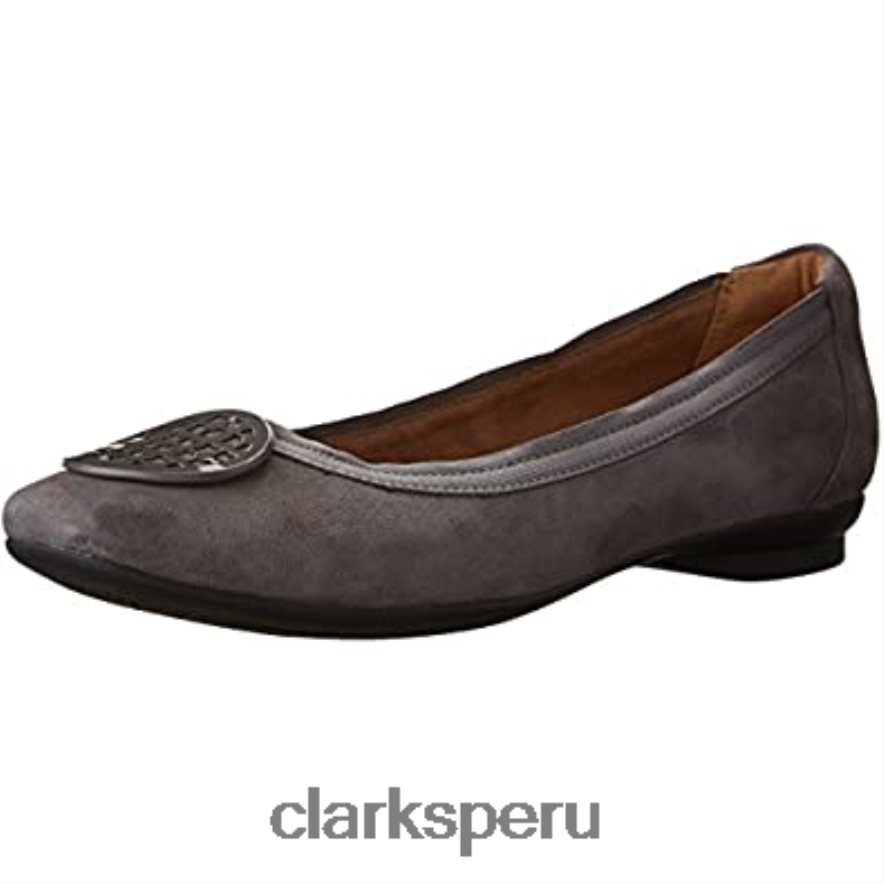 Clarks ante gris mujer candra blush candra blush mujer Clarks 40N4LX2339 gamuza gris