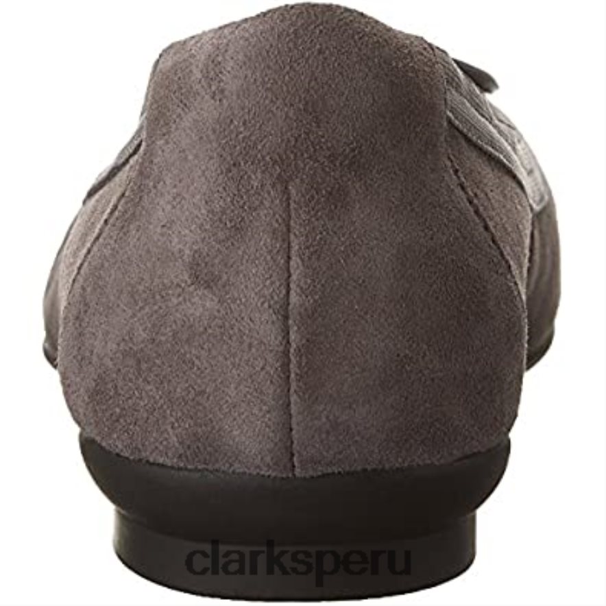 Clarks ante gris mujer candra blush candra blush mujer Clarks 40N4LX2339 gamuza gris