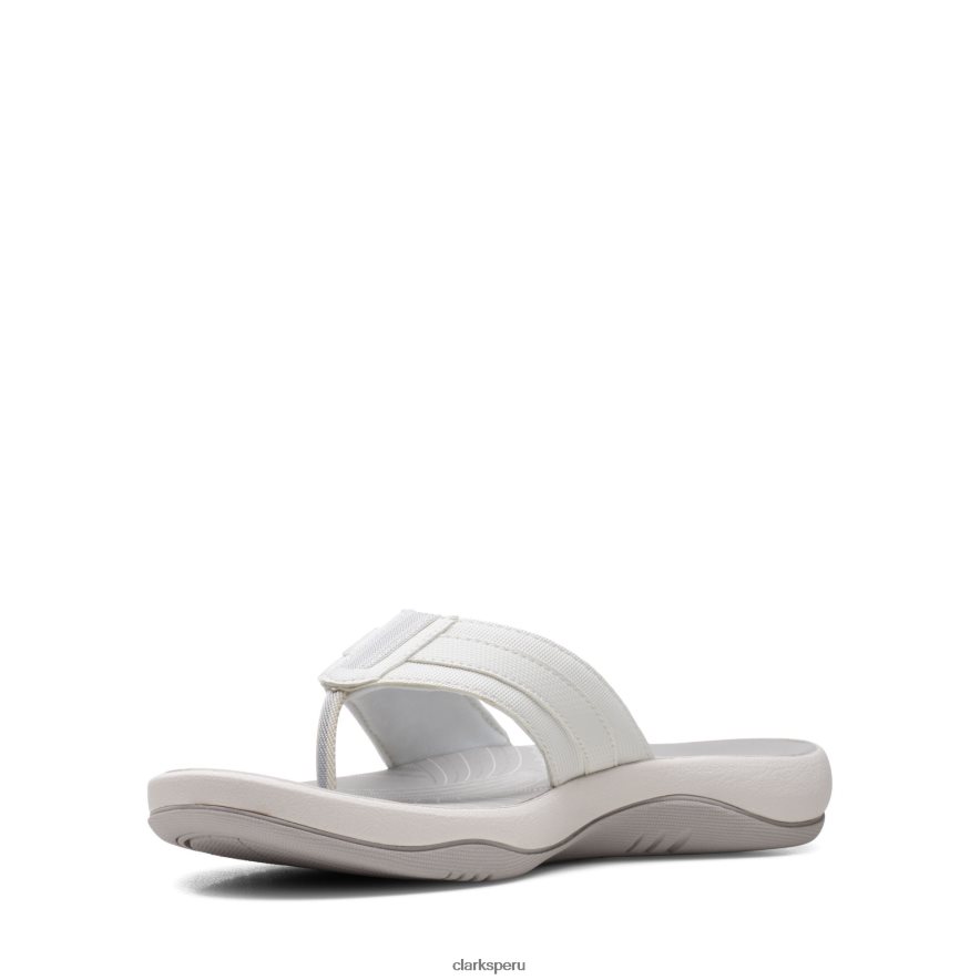 Clarks sintéticos Sunmaze Daisy blanco. mujer Clarks 40N4LX3398 sintético blanco