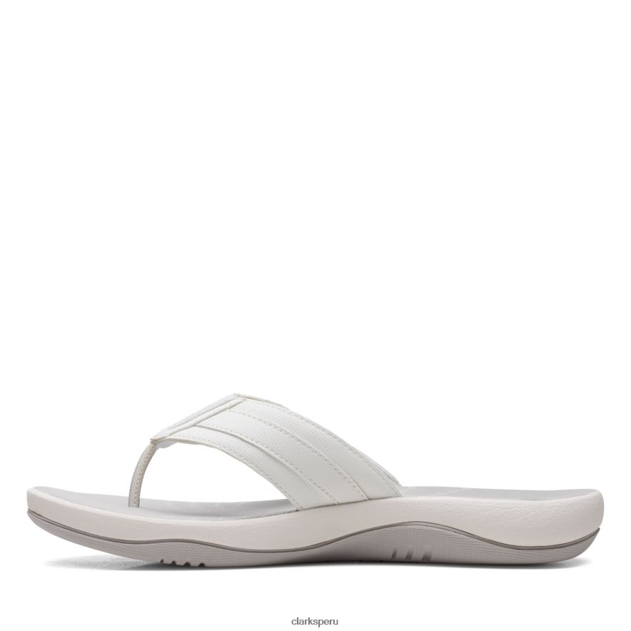Clarks sintéticos Sunmaze Daisy blanco. mujer Clarks 40N4LX3398 sintético blanco