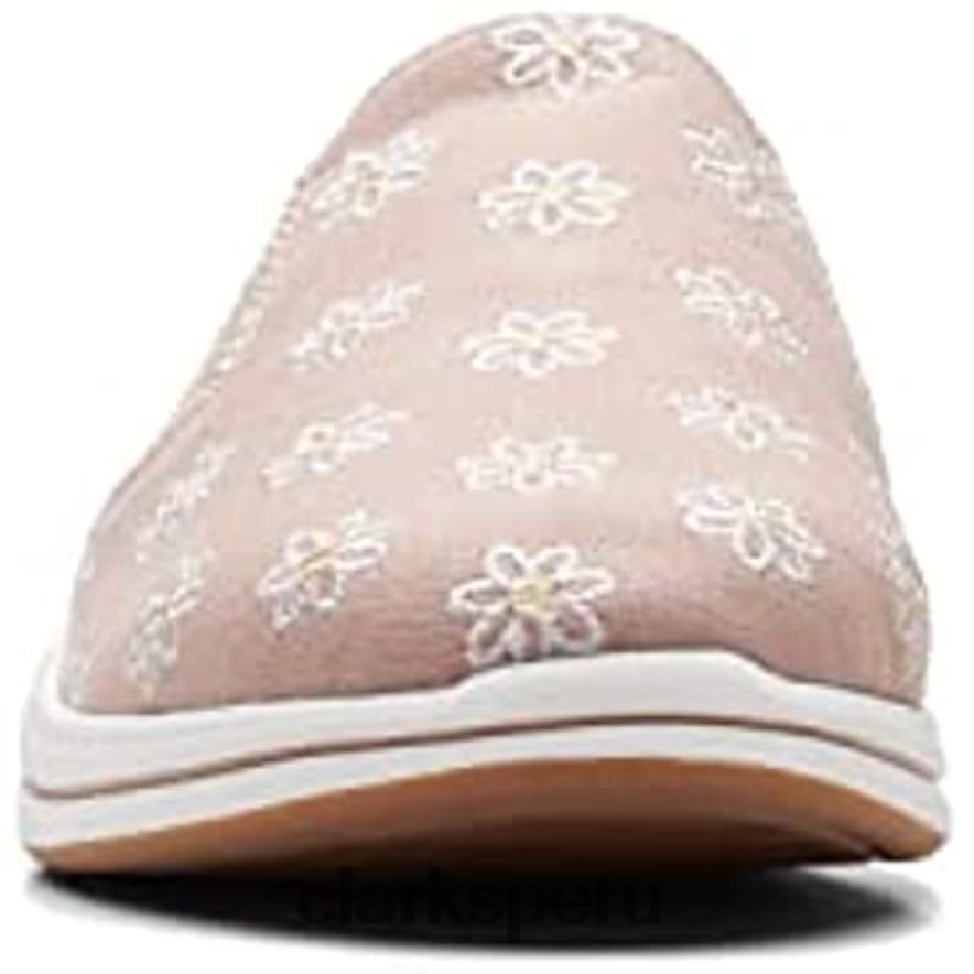 Mule Breeze Shore para mujer color topo combi Canvas Clarks mujer Clarks 40N4LX2030 lona combinada color topo