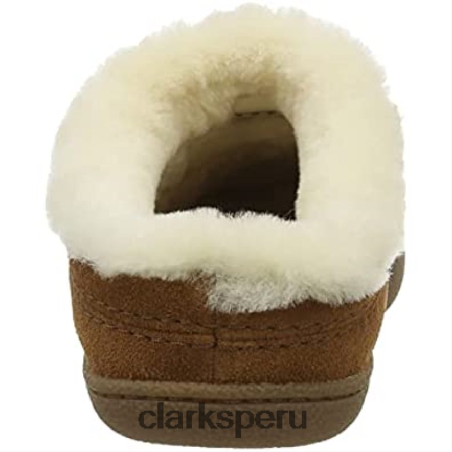 Mule Clarks Pilton para mujer color tostado mujer Clarks 40N4LX2018 broncearse