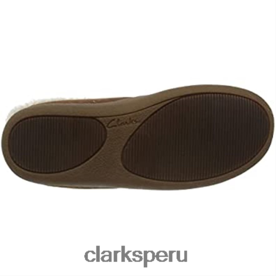 Mule Clarks Pilton para mujer color tostado mujer Clarks 40N4LX2018 broncearse