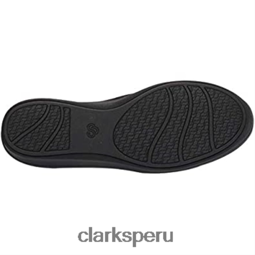 Plataforma clarks step rose moon textil negra para mujer mujer Clarks 40N4LX1120