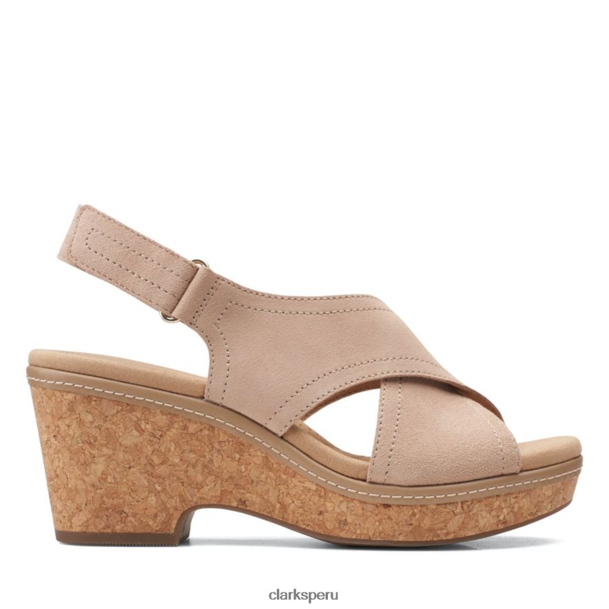 Sand Clarks Giselle Cove mujer Clarks 40N4LX3259 arena