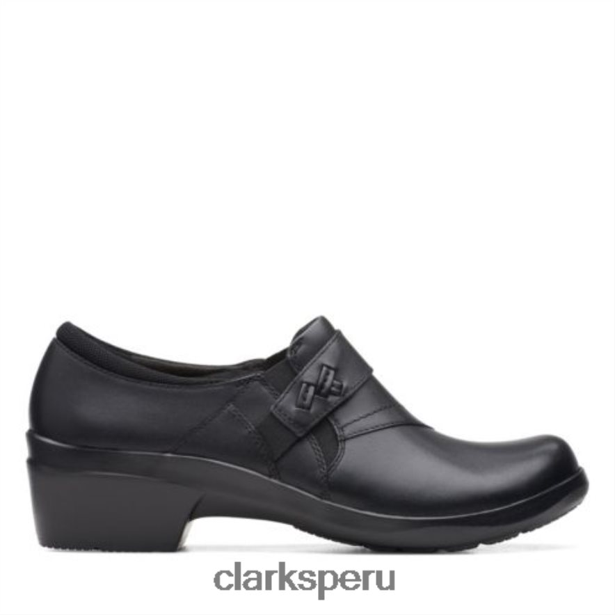 angie perla cuero negro clarks mujer Clarks 40N4LX3894 cuero negro