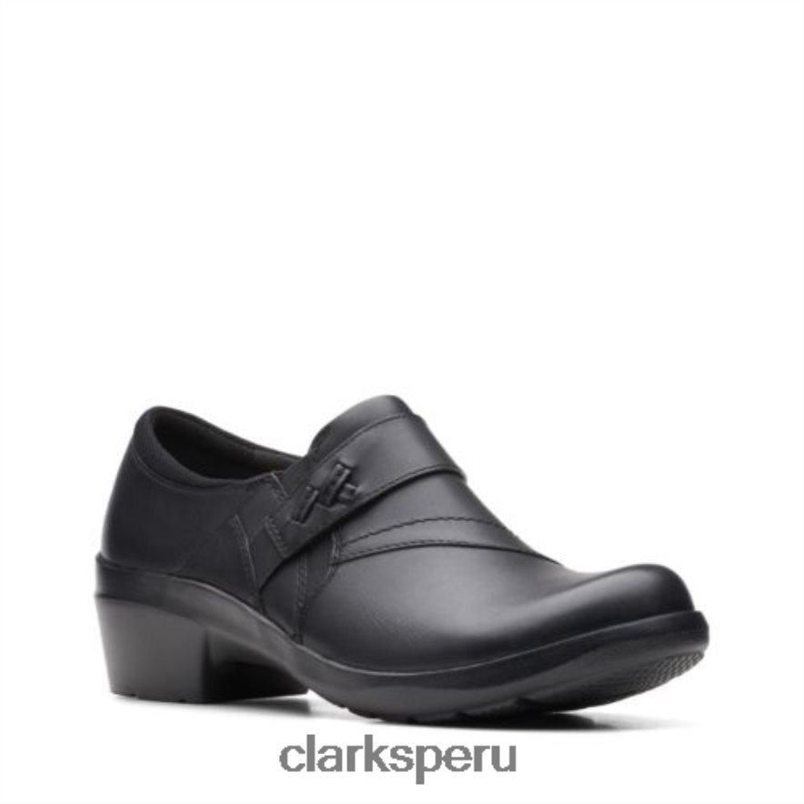 angie perla cuero negro clarks mujer Clarks 40N4LX3894 cuero negro