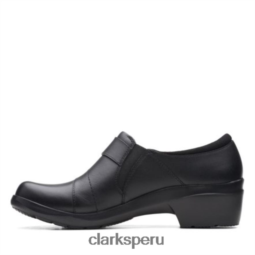 angie perla cuero negro clarks mujer Clarks 40N4LX3894 cuero negro