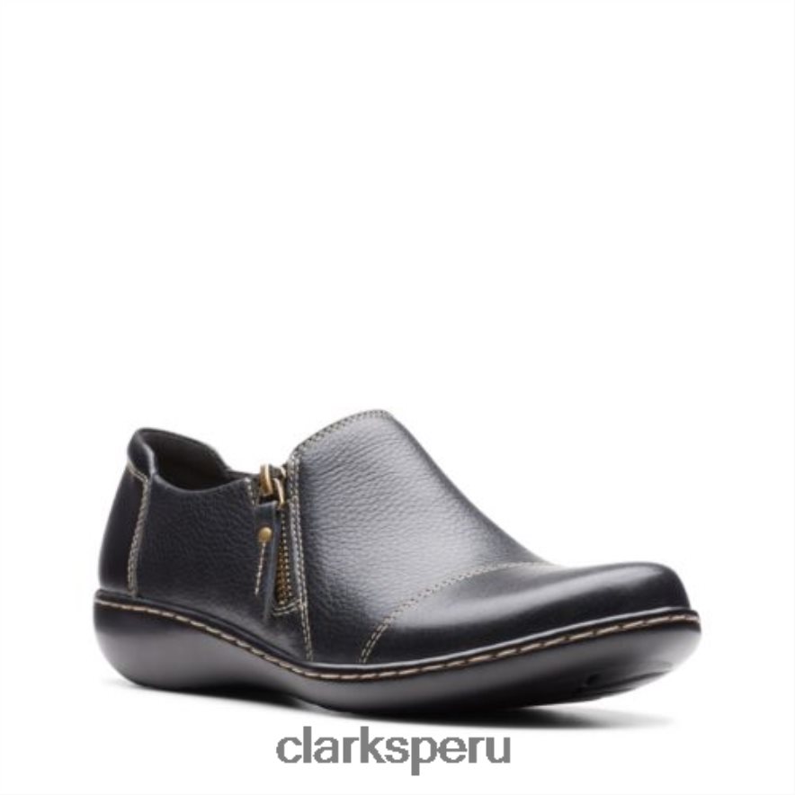 clarks ashland palm cuero negro mujer Clarks 40N4LX3901 cuero negro