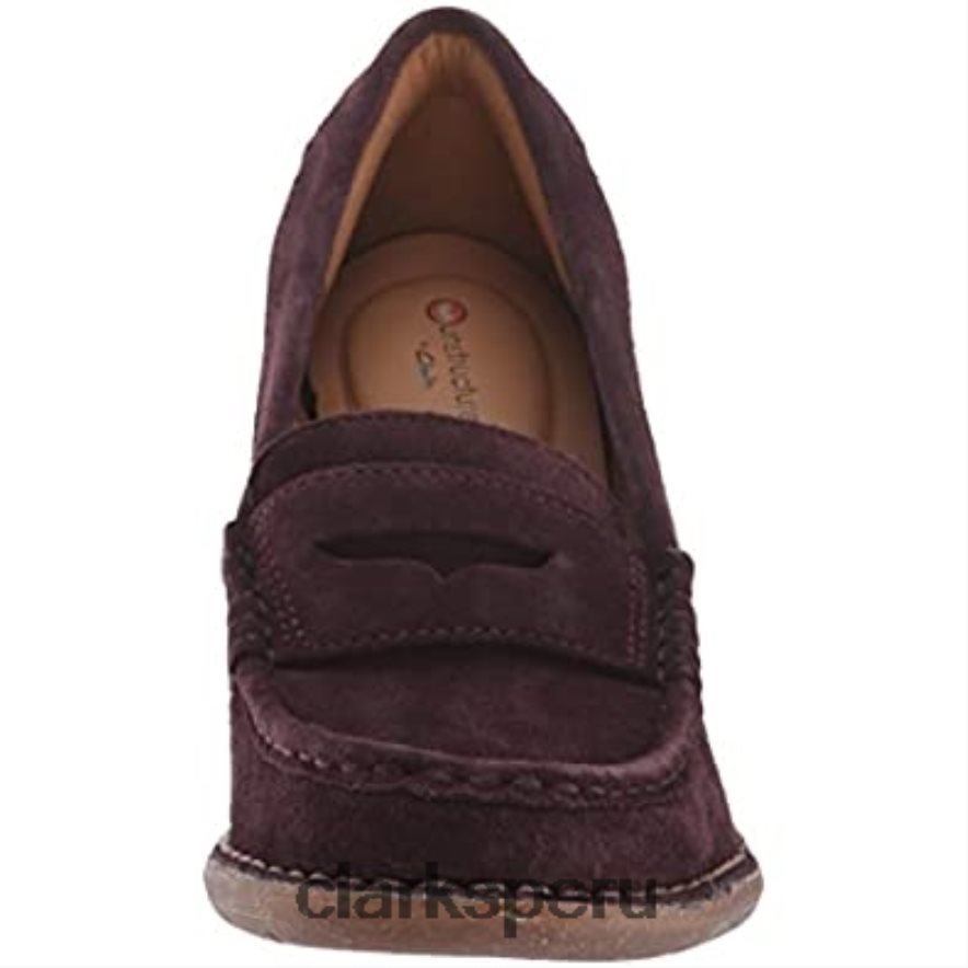 clarks berenjena gamuza mujer carleta belle mujer Clarks 40N4LX1449 ante berenjena