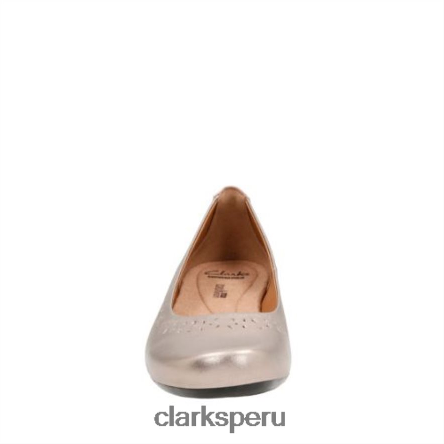 clarks blanche garryn dorado metalizado mujer Clarks 40N4LX3984 oro metalizado