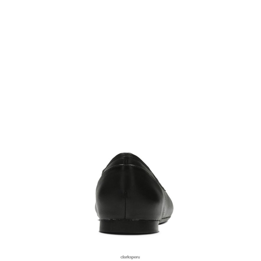 clarks couture de cuero negro flor mujer Clarks 40N4LX3019 cuero negro