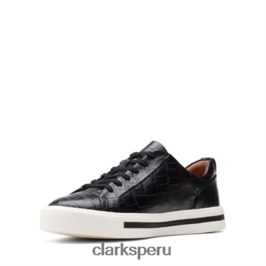 clarks croc un maui encaje negro mujer Clarks 40N4LX3929 cocodrilo negro