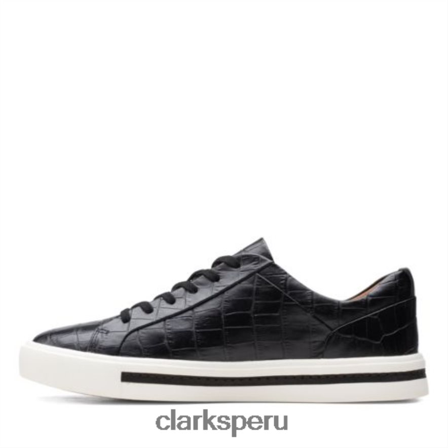 clarks croc un maui encaje negro mujer Clarks 40N4LX3929 cocodrilo negro