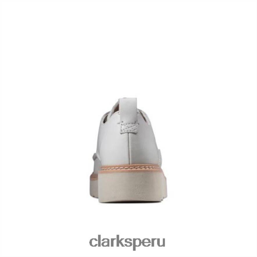 clarks de cuero blanco trace walk mujer Clarks 40N4LX4038 cuero blanco