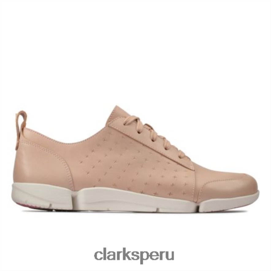 clarks de cuero rubor tri amelia edge mujer Clarks 40N4LX4011 cuero rubor