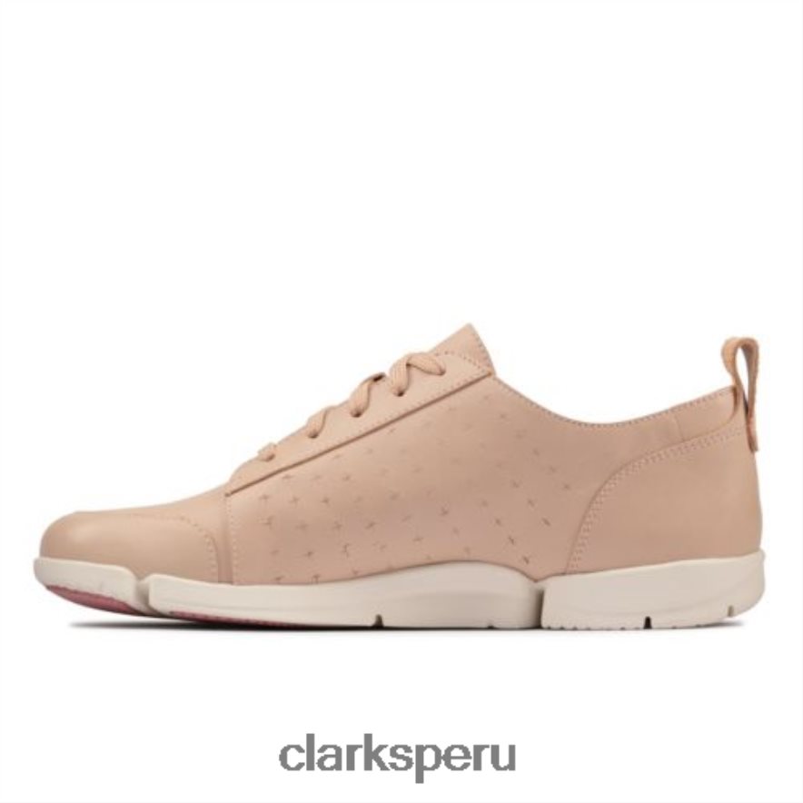 clarks de cuero rubor tri amelia edge mujer Clarks 40N4LX4011 cuero rubor