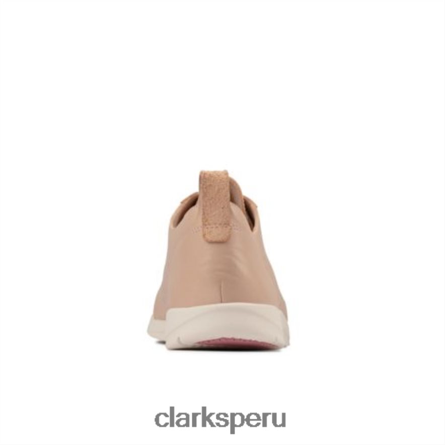 clarks de cuero rubor tri amelia edge mujer Clarks 40N4LX4011 cuero rubor