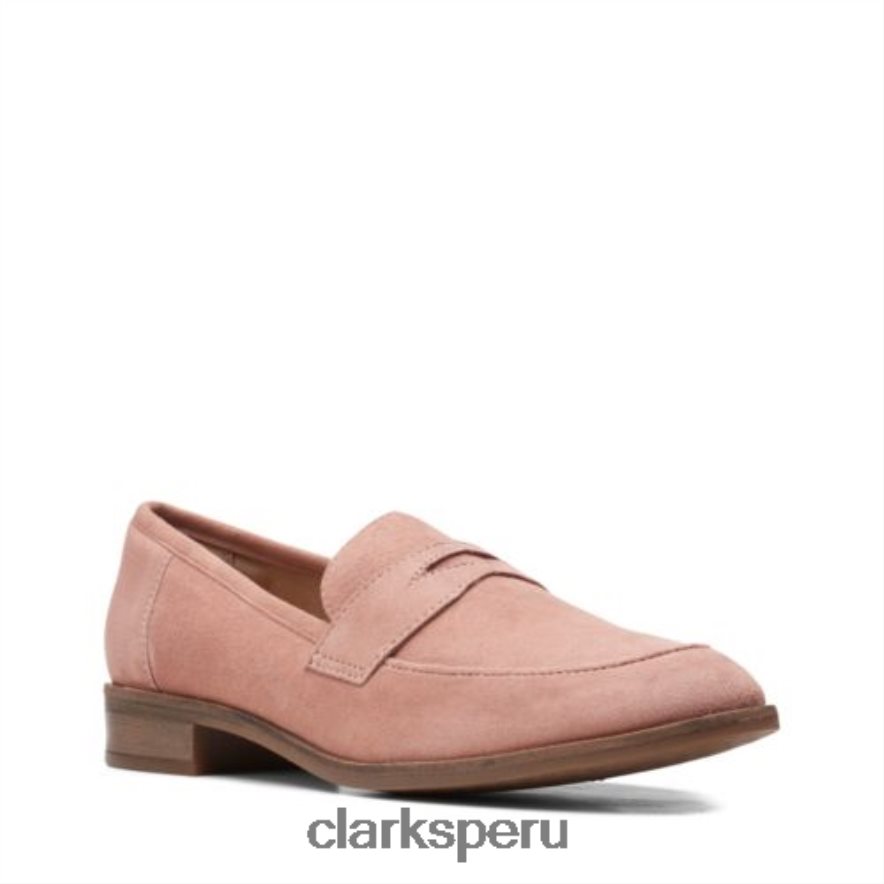 clarks de gamuza rosa trish rose mujer Clarks 40N4LX3950 gamuza rosa