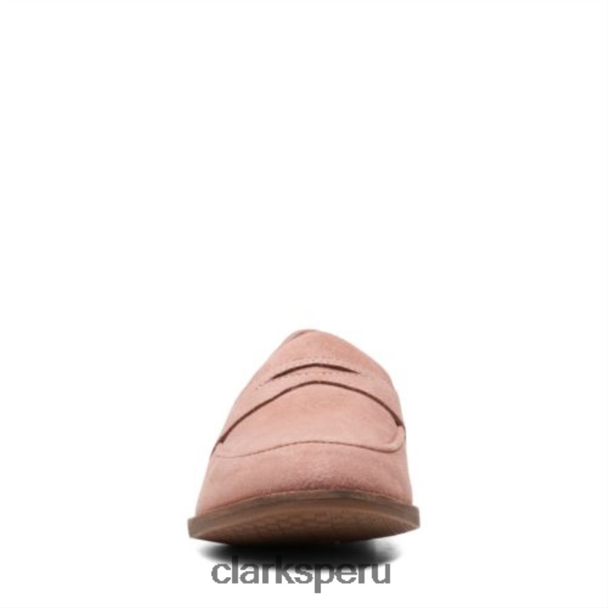 clarks de gamuza rosa trish rose mujer Clarks 40N4LX3950 gamuza rosa