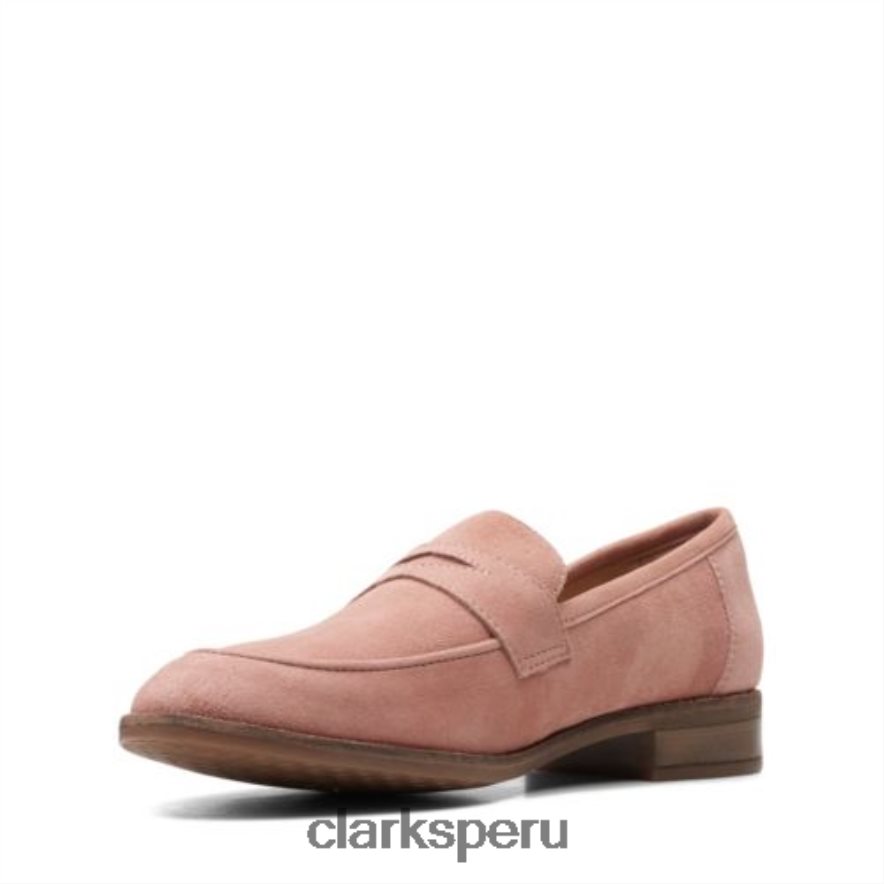 clarks de gamuza rosa trish rose mujer Clarks 40N4LX3950 gamuza rosa