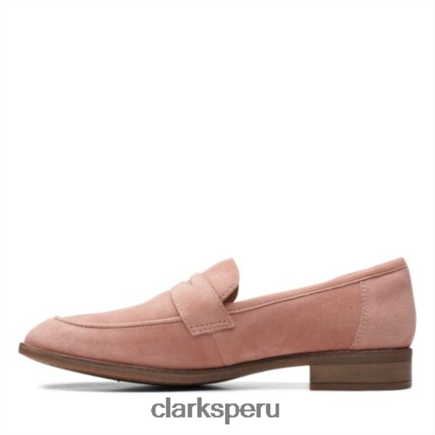 clarks de gamuza rosa trish rose mujer Clarks 40N4LX3950 gamuza rosa