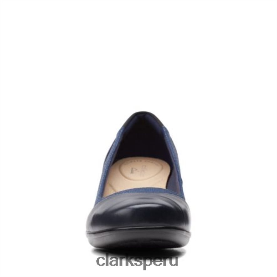 clarks emily alexa combi azul marino mujer Clarks 40N4LX3890 combinado azul marino