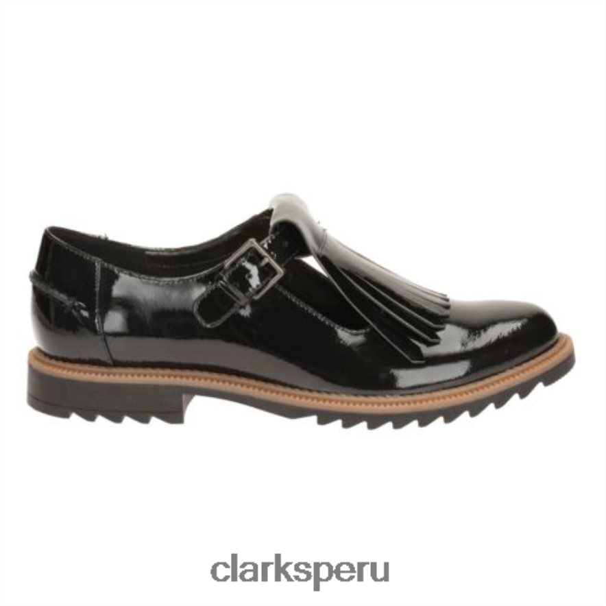 clarks griff mia charol negro mujer Clarks 40N4LX3882 charol negro