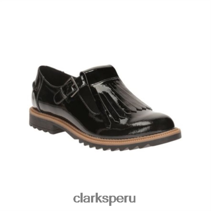 clarks griff mia charol negro mujer Clarks 40N4LX3882 charol negro