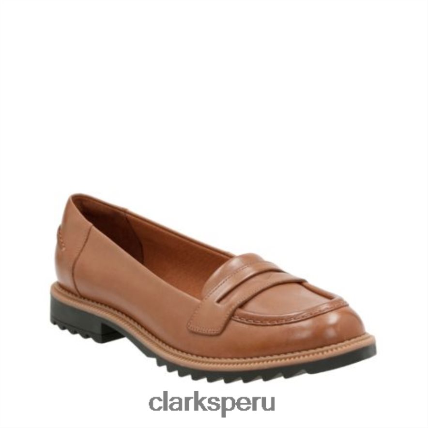 clarks griff milly cuero tostado mujer Clarks 40N4LX3874 cuero marrón