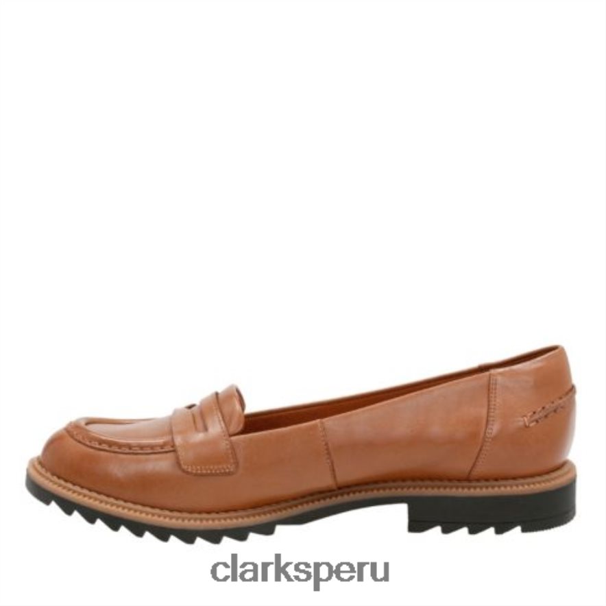 clarks griff milly cuero tostado mujer Clarks 40N4LX3874 cuero marrón