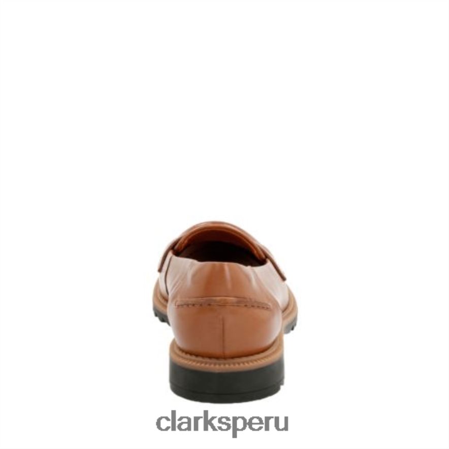 clarks griff milly cuero tostado mujer Clarks 40N4LX3874 cuero marrón