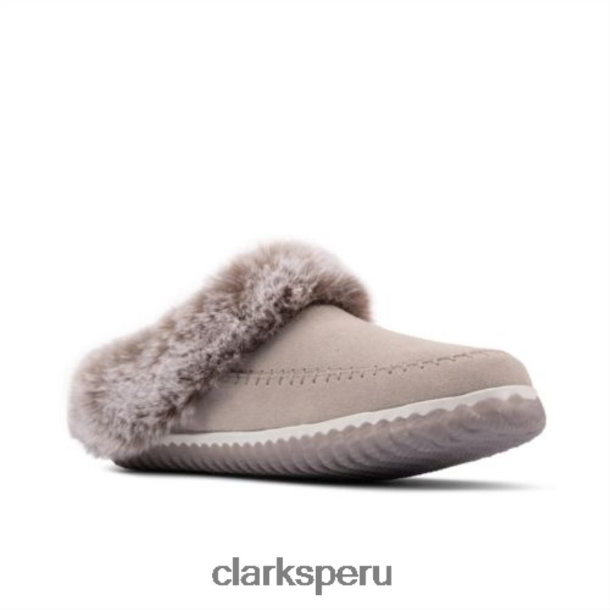 clarks home2 soft ante gris mujer Clarks 40N4LX3896 gamuza gris