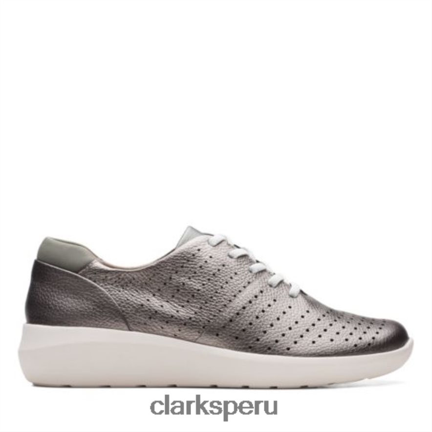 clarks kayleigh aster cuero peltre mujer Clarks 40N4LX3978 cuero peltre
