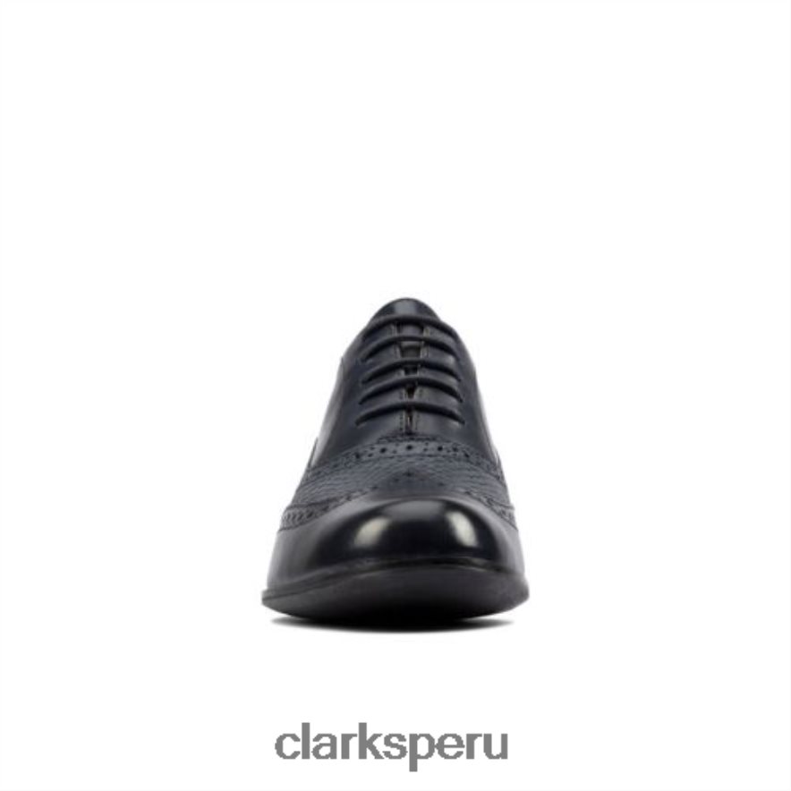 clarks marino combi cuero hamble roble mujer Clarks 40N4LX3921 cuero combinado azul marino