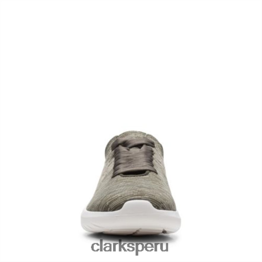 clarks nova glint oliva oscuro mujer Clarks 40N4LX3862 oliva oscuro