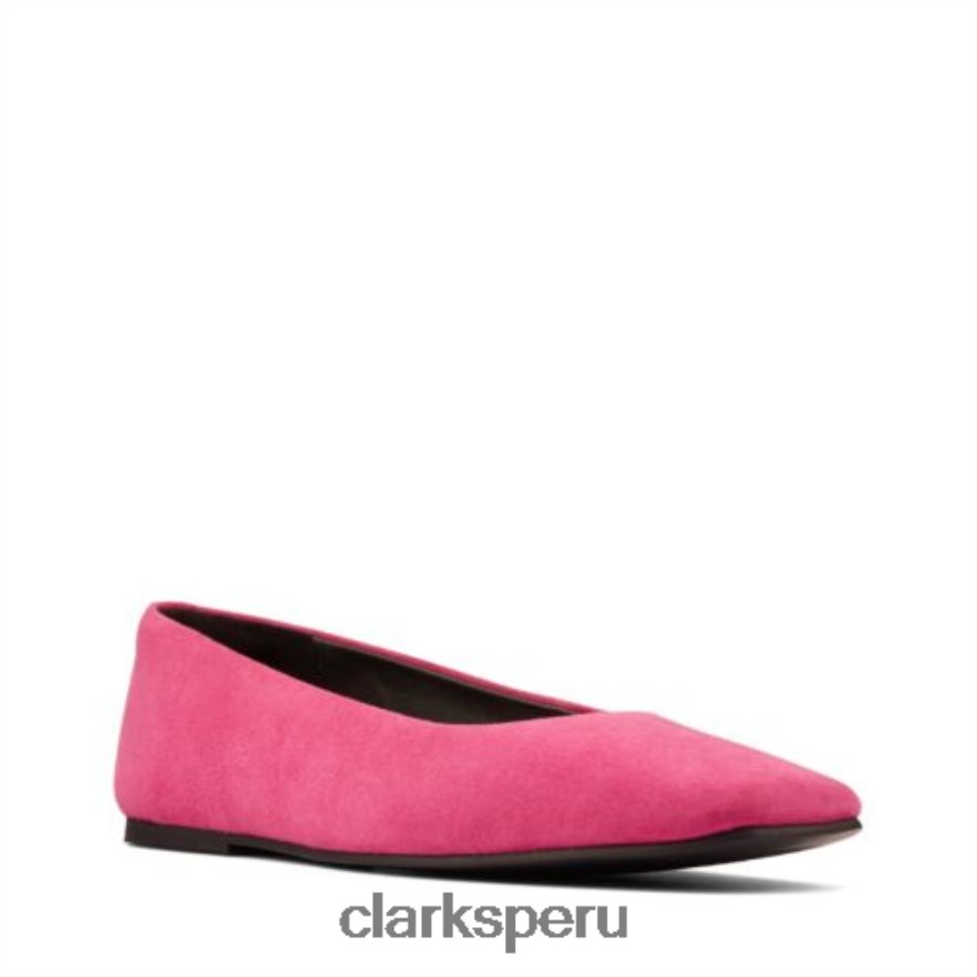 clarks pure ballet2 ante rosa mujer Clarks 40N4LX3944 gamuza rosa