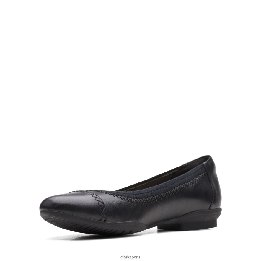 clarks sara bay cuero negro mujer Clarks 40N4LX3338 cuero negro