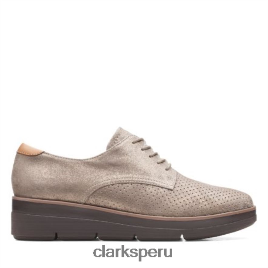 clarks shayllace platino mujer Clarks 40N4LX3899 platino