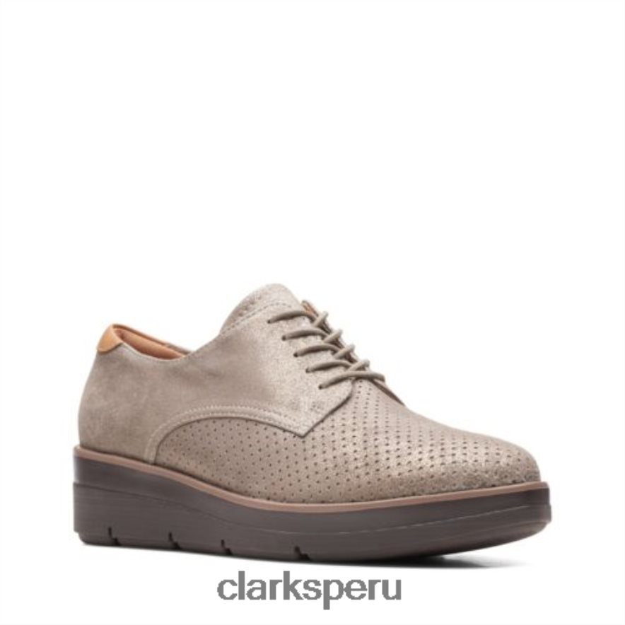 clarks shayllace platino mujer Clarks 40N4LX3899 platino