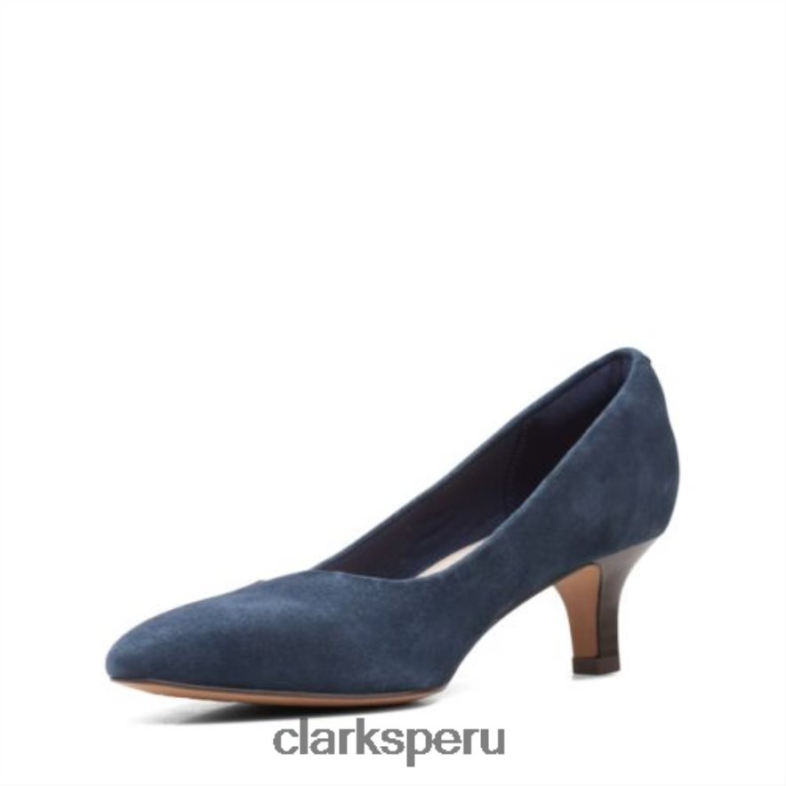 clarks shondrah jade ante azul marino mujer Clarks 40N4LX3970 gamuza azul marino