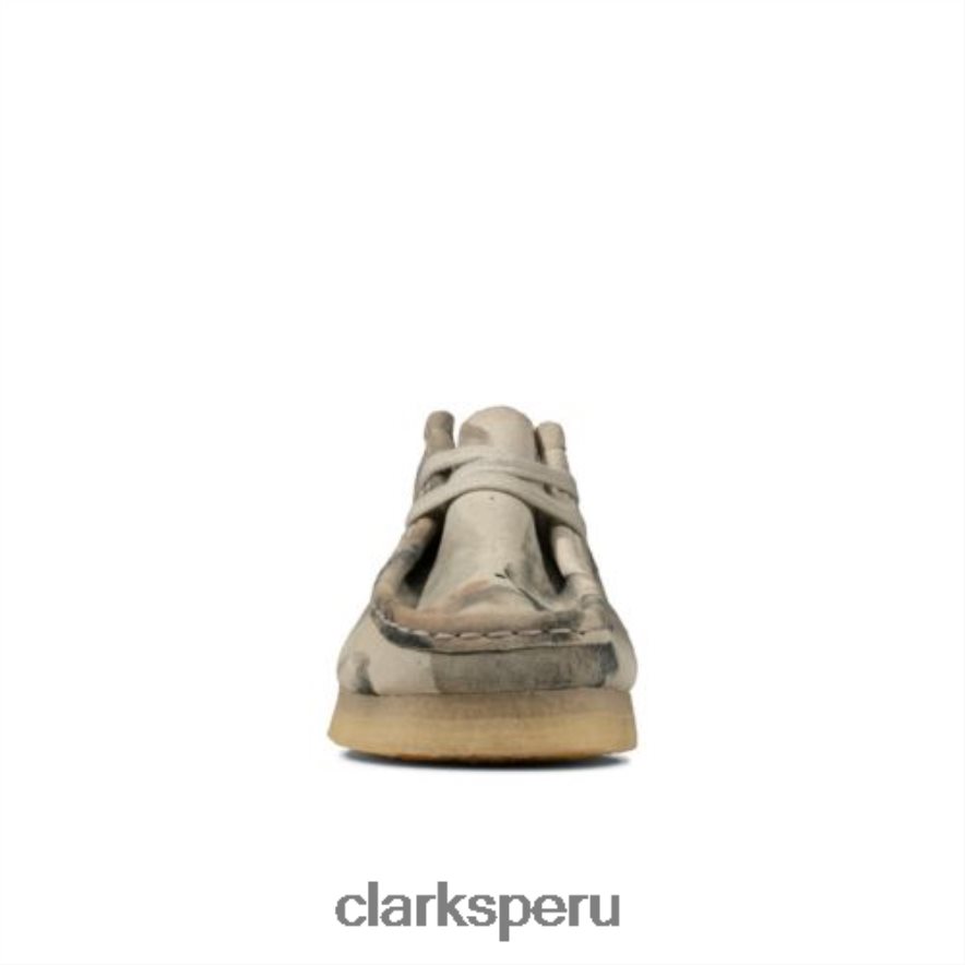 clarks wallabee camuflaje blanco roto mujer Clarks 40N4LX3962 camuflaje blanco roto