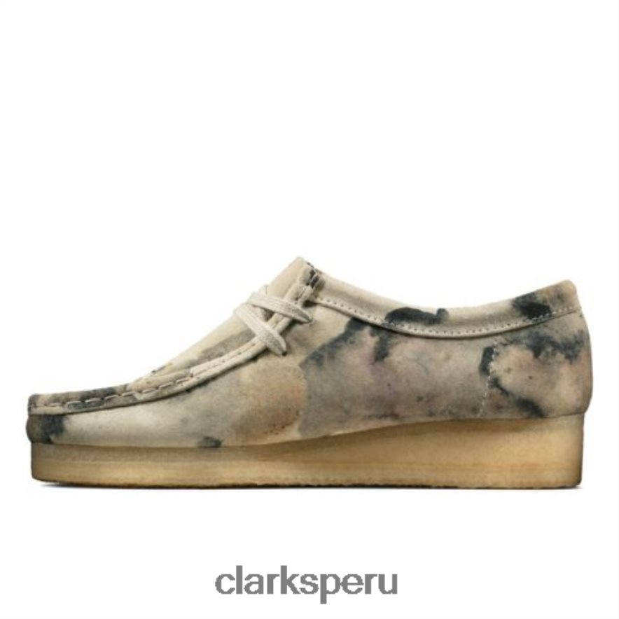 clarks wallabee camuflaje blanco roto mujer Clarks 40N4LX3962 camuflaje blanco roto