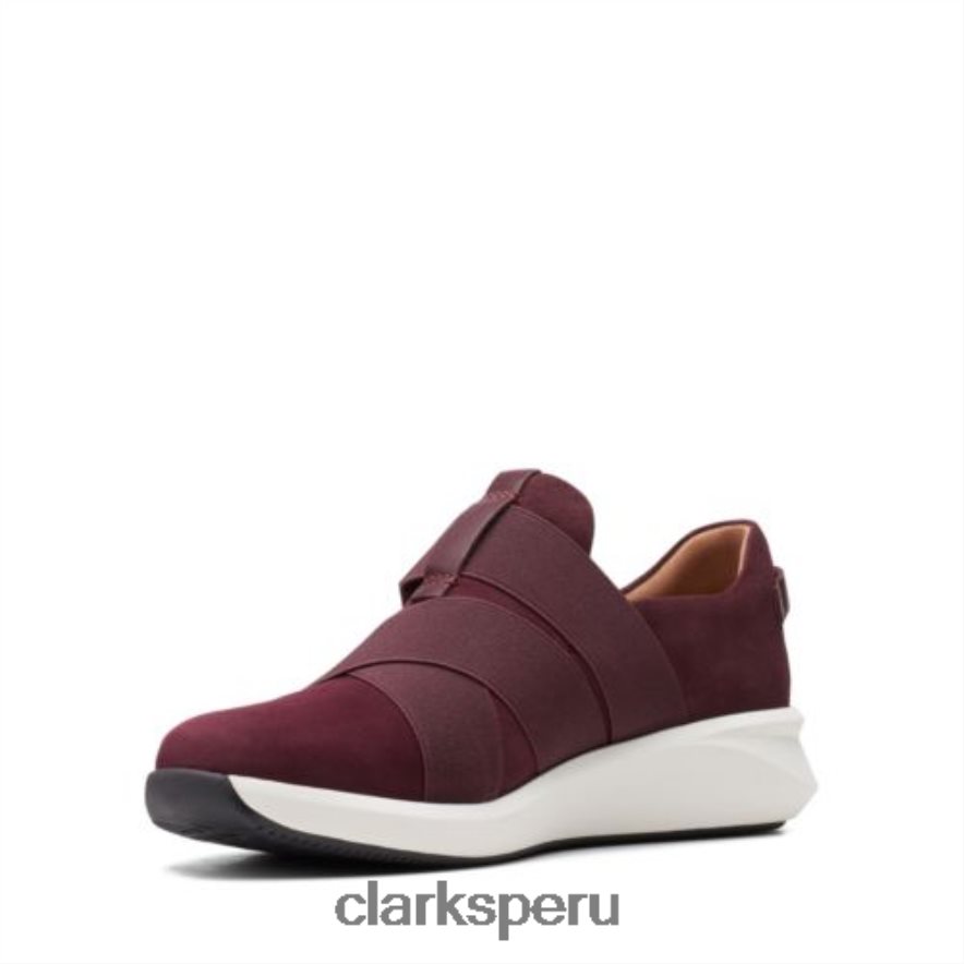 correa clarks un rio de ante burdeos mujer Clarks 40N4LX4008 ante burdeos