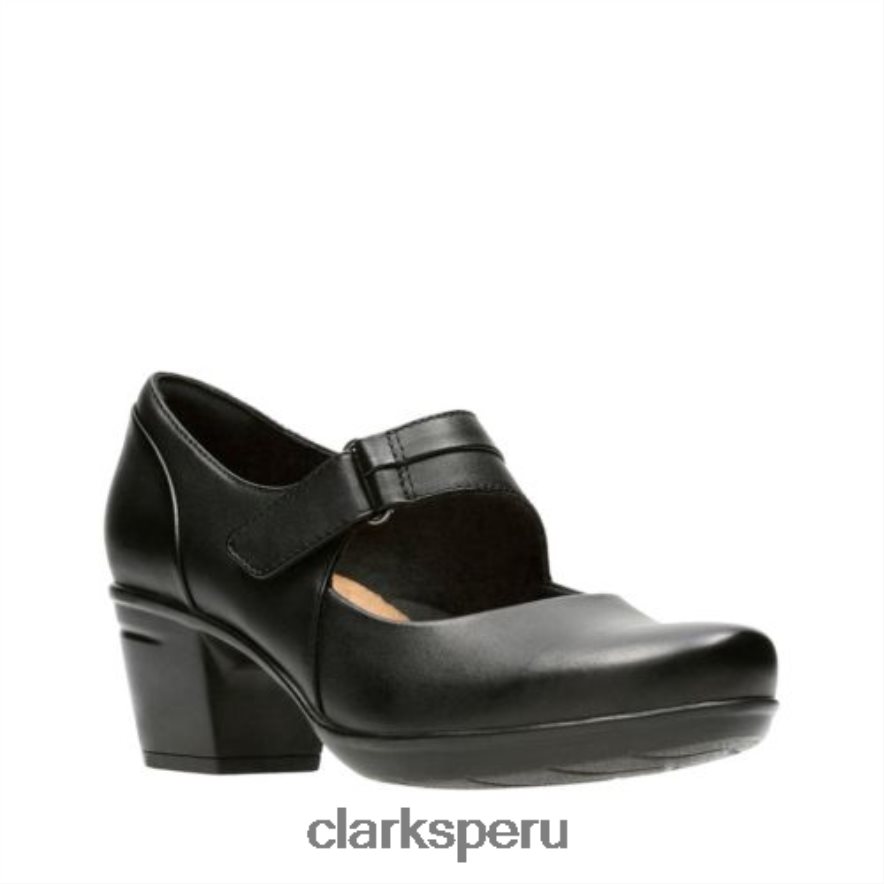 emslie lulin clarks de cuero negro mujer Clarks 40N4LX3982 cuero negro