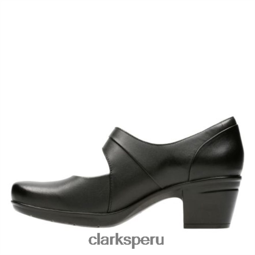 emslie lulin clarks de cuero negro mujer Clarks 40N4LX3982 cuero negro
