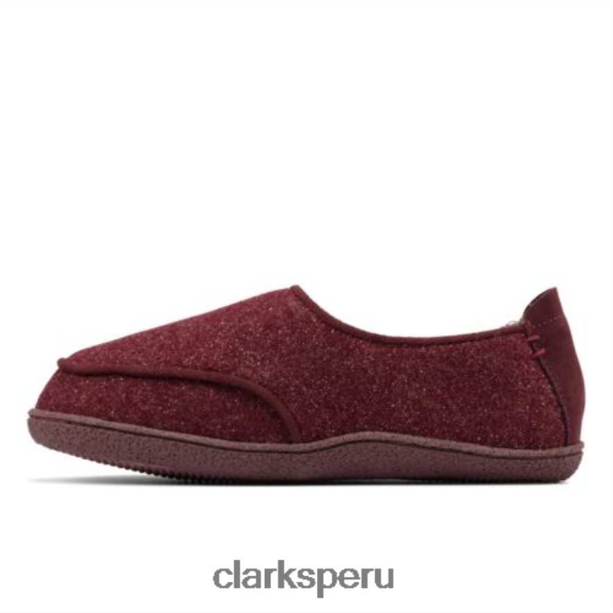 encanto del hogar clarks burdeos interés mujer Clarks 40N4LX3895 interés burdeos