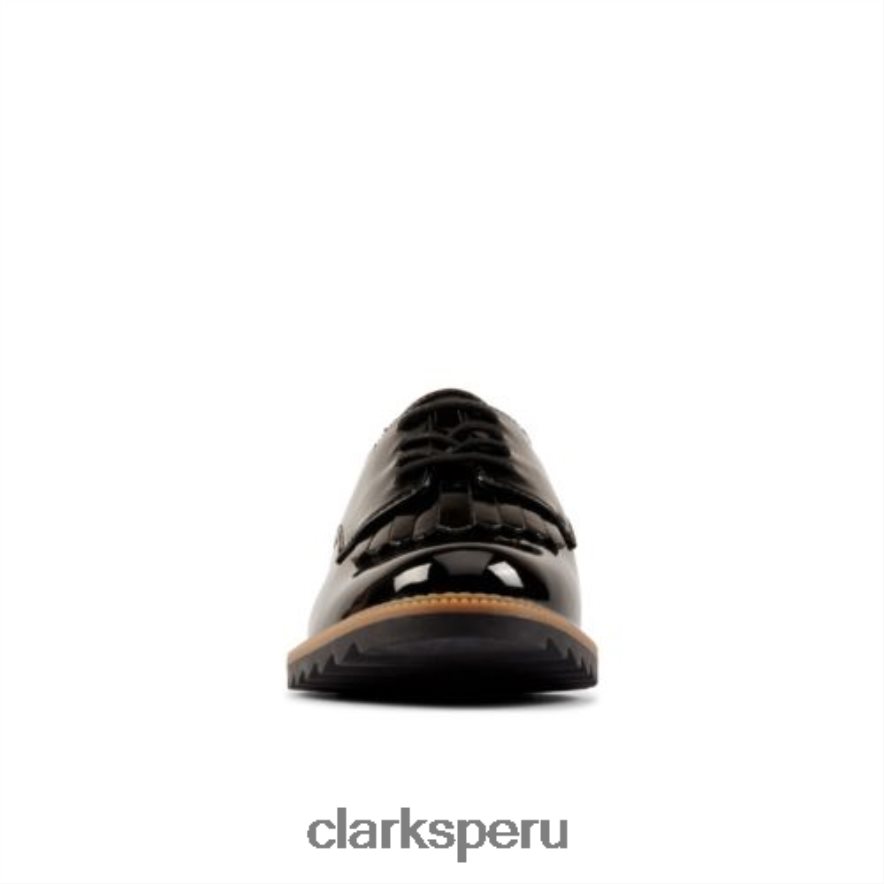 griff charol negro mabel clarks mujer Clarks 40N4LX3876 charol negro