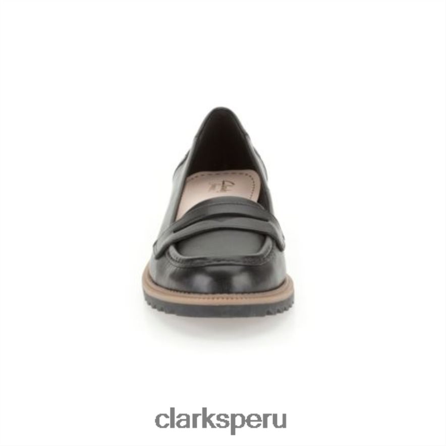 griff de cuero negro milly clarks mujer Clarks 40N4LX3884 cuero negro