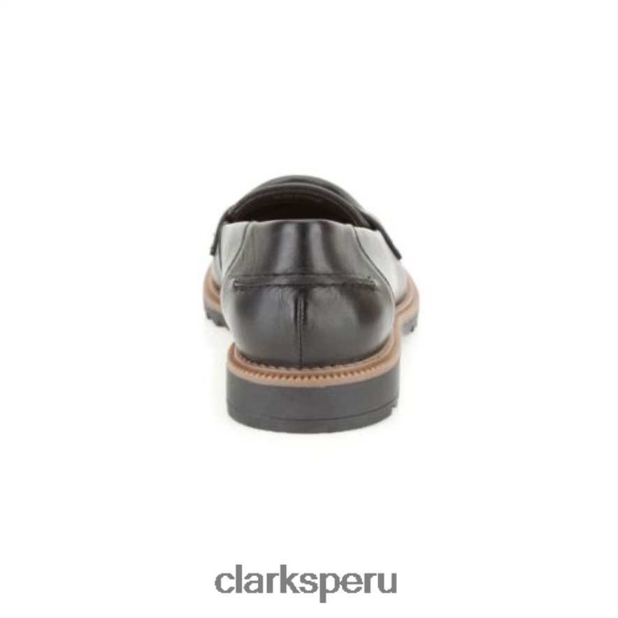 griff de cuero negro milly clarks mujer Clarks 40N4LX3884 cuero negro
